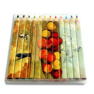 12 coloured pencils set – small
