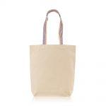 Bolsa tote de algodón asas de color