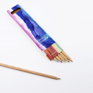 Estuche de 6 lápices de colores
