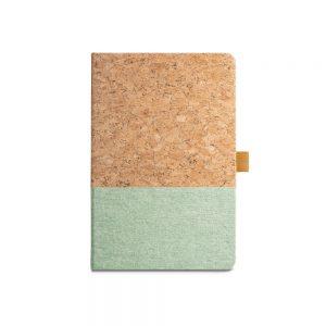 Cork and linen A5 notebook