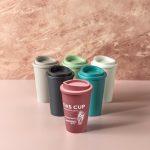 350ml insulated tumbler in pastel colours