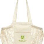 Bolsa de malla de algodón orgánico