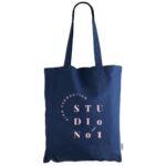 Bolsa tote de algodón orgánico de color