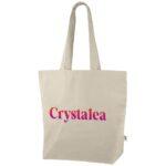 Bolsa de algodón orgánico grueso GOTS