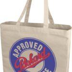 Bolsa tote de algodón 220 g con fuelle